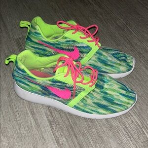 Nike Roshe Run Flight GS Pink Pow / Menta – Flash Lime UNISEX